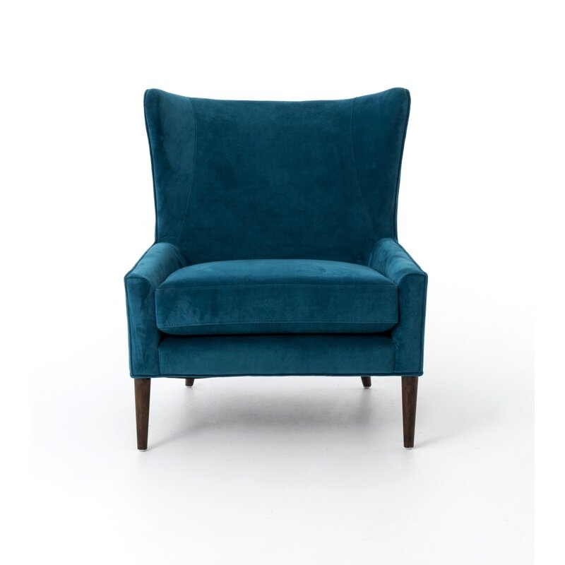 Four Hands Marlow Wingback Chair Fabric: Bella Bayoux - Image 0