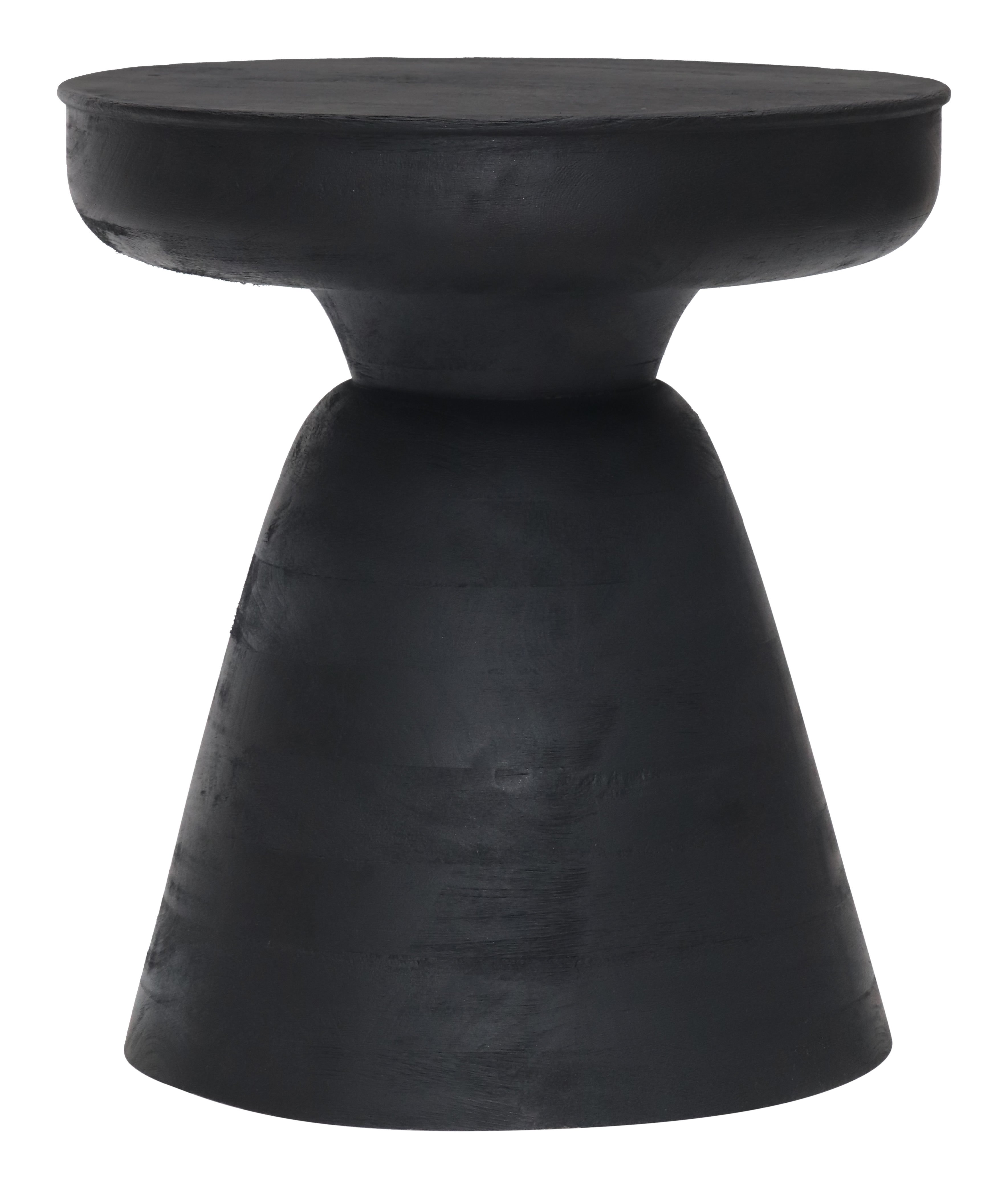 Sage Table Stool, Matte Black - Image 0
