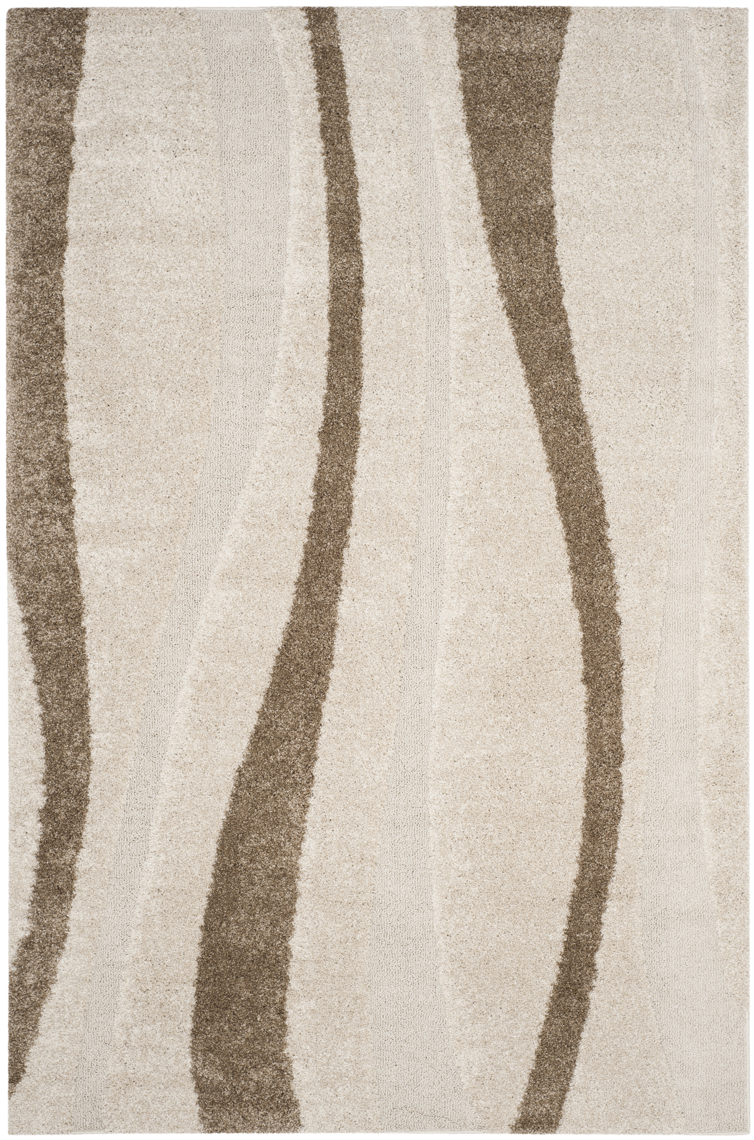Arlo Home Woven Area Rug, SG451-1128, Cream/Dark Brown,  8' X 10' - Image 0