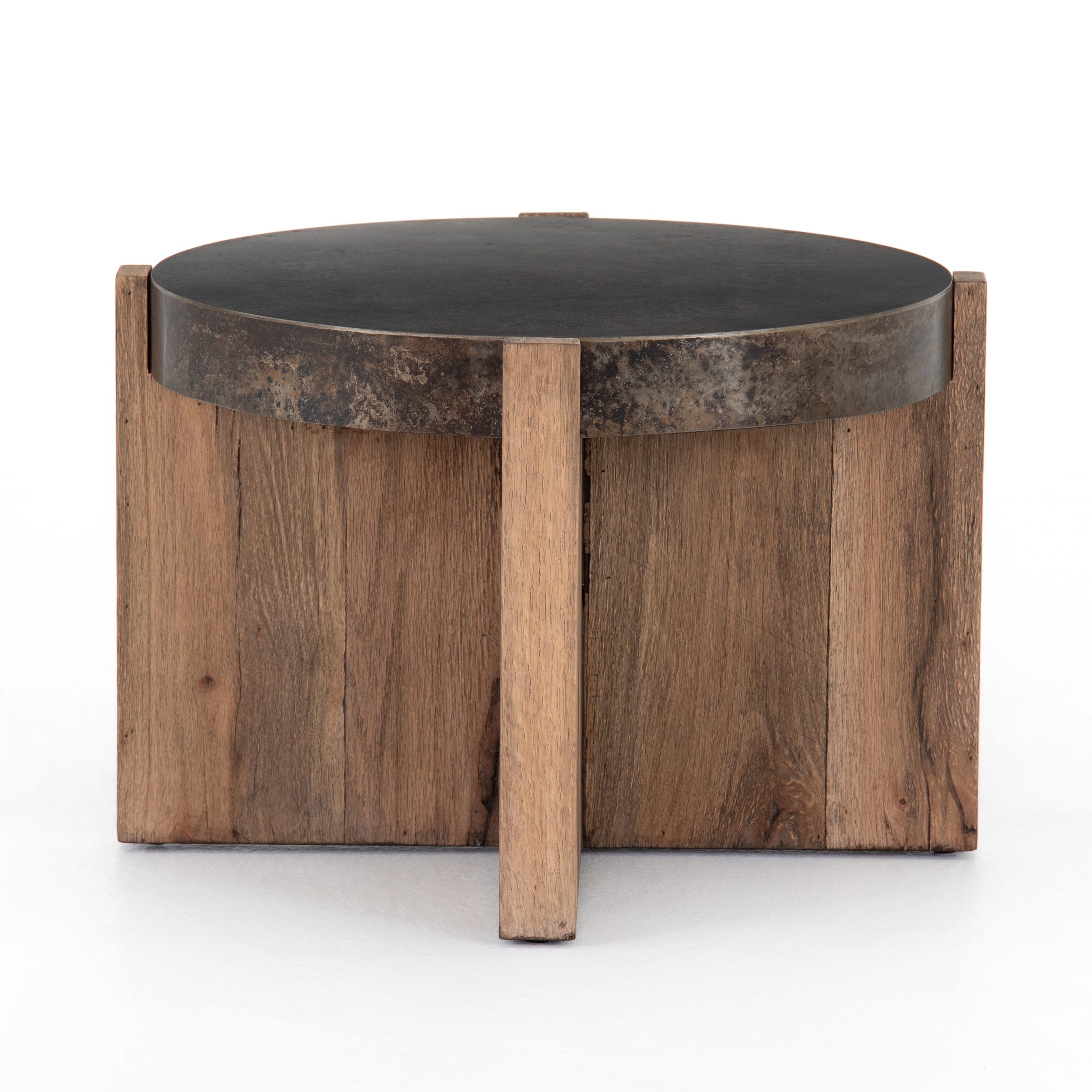 Bingham End Table - Rustic Oak Veneer - Image 4
