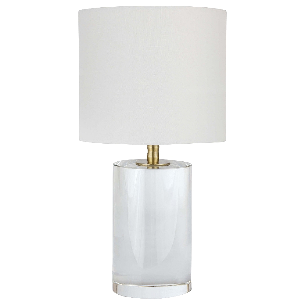 Juliet 15 1/4" High Crystal Column Accent Table Lamp - Style # 86V34 - Image 0