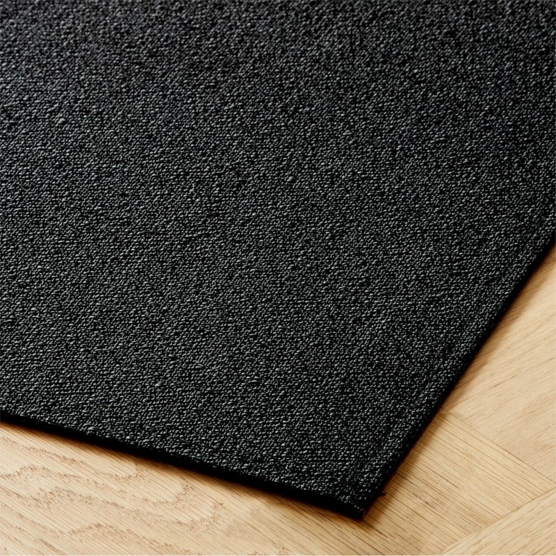 Chilewich® Black Boucle Utility Mat 2'x3' - Image 1