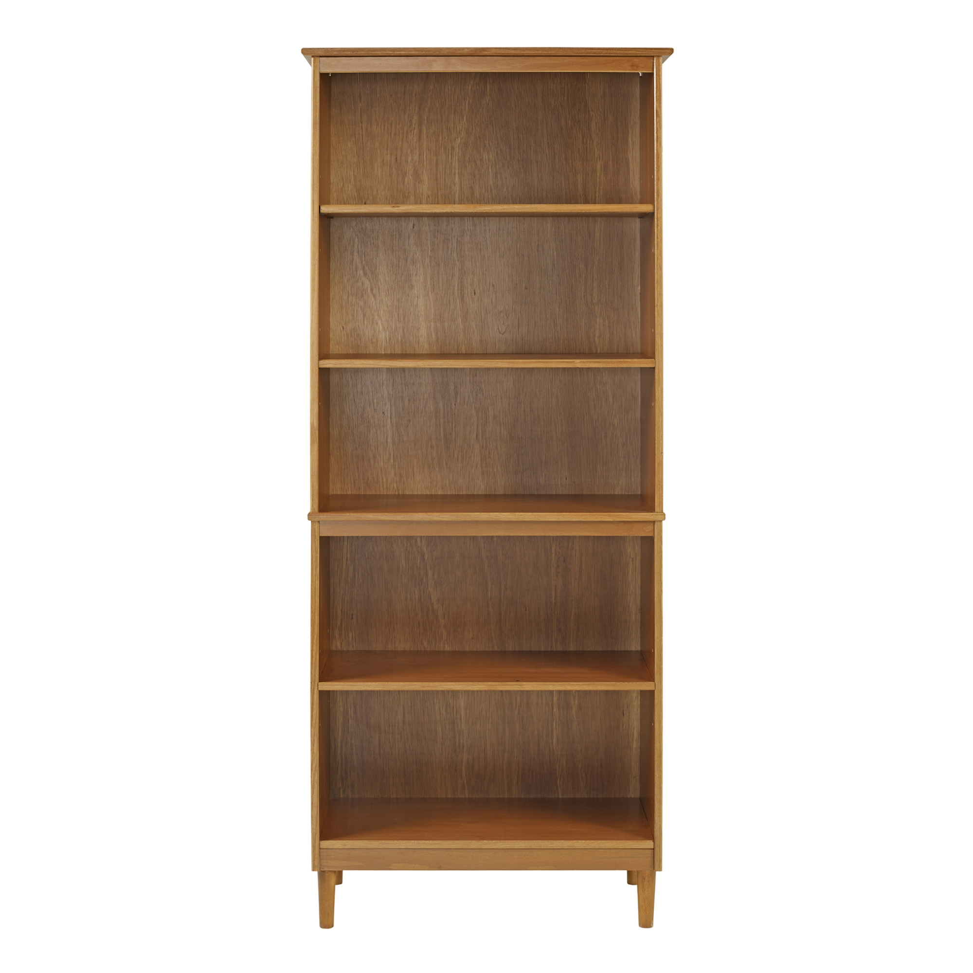 Spencer Wood Bookcase, Caramel - Image 1