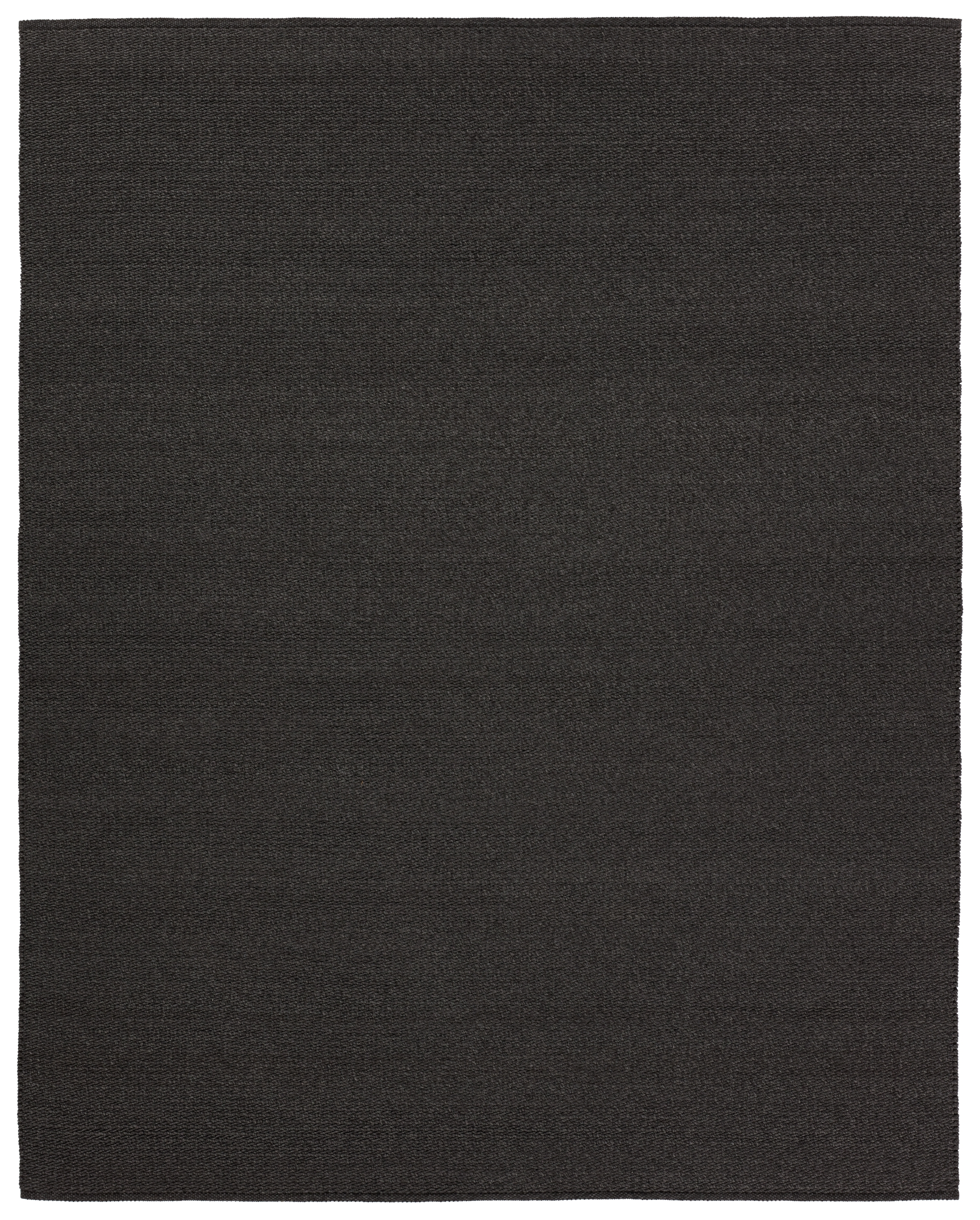 Ryker Handmade Indoor/Outdoor Solid Charcoal Area Rug (10'X14') - Image 0