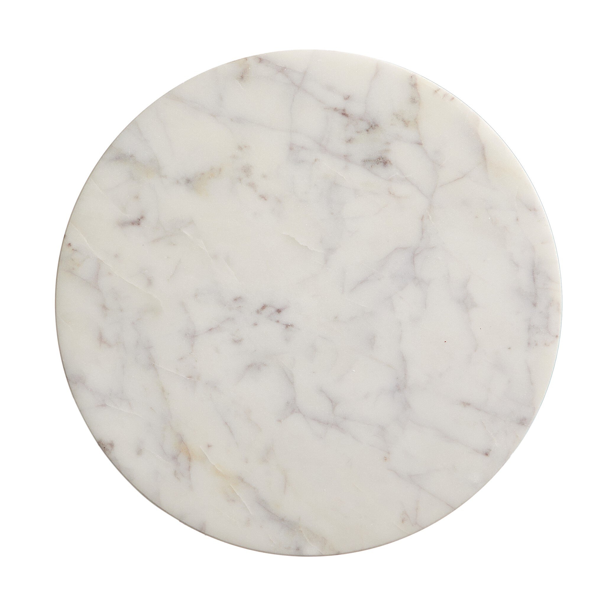 Mabel Nesting End Table - Veined White Marble - Image 8