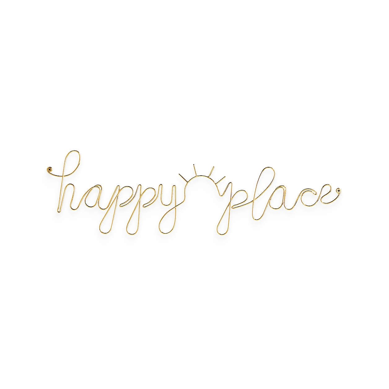Happy Place Wire Wall Decor - Image 0