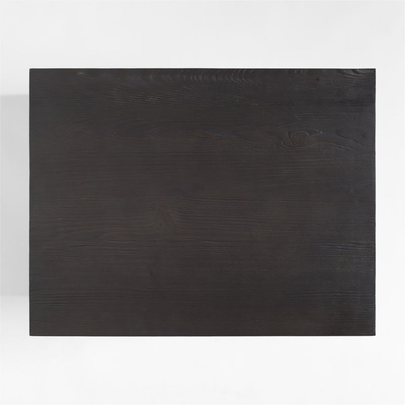 Vernon Ebonized Wood Side Table with Drawer - Image 4