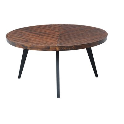 Fiskeville Acacia Round Dining Table - Image 0