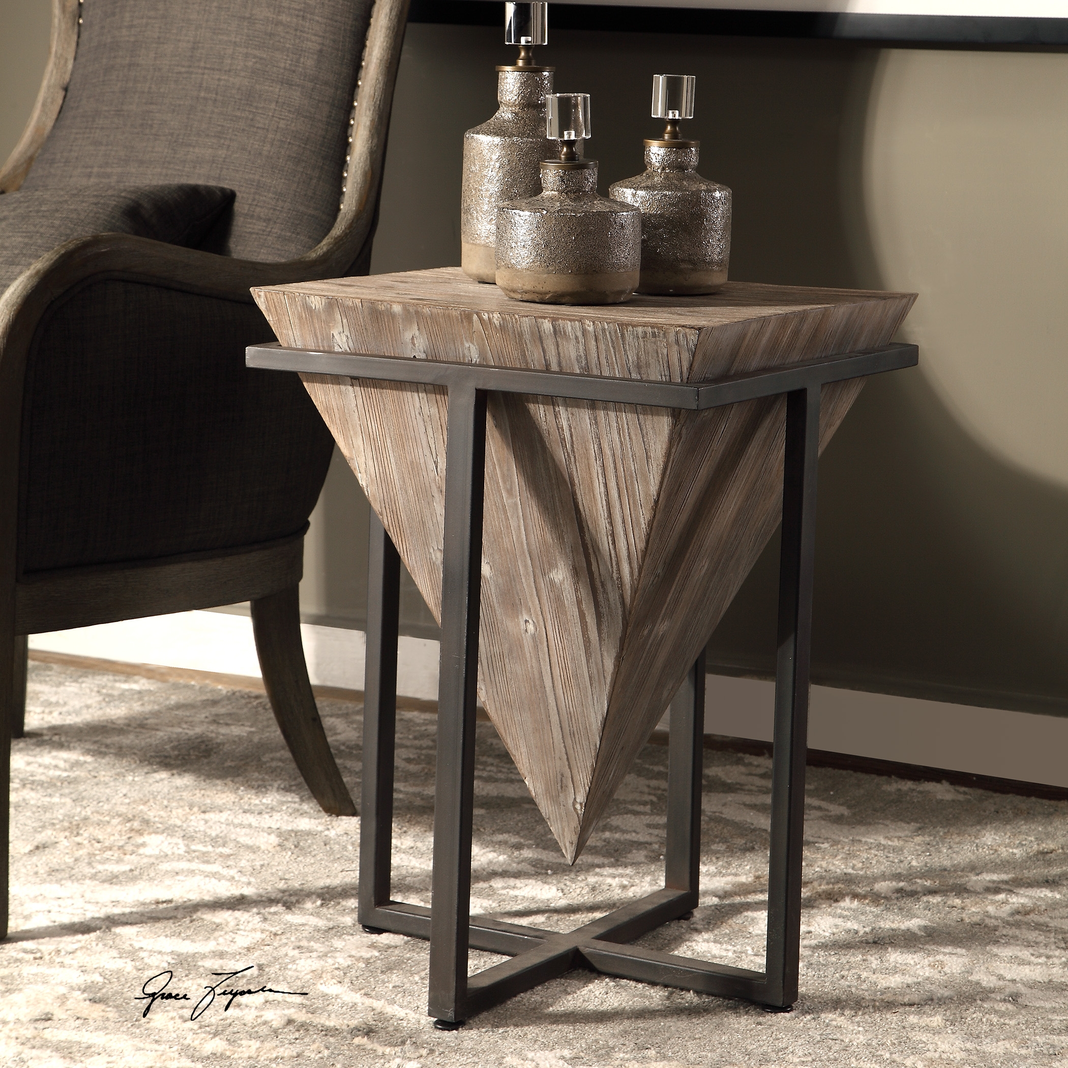 Bertrand Wood Accent Table - Image 2