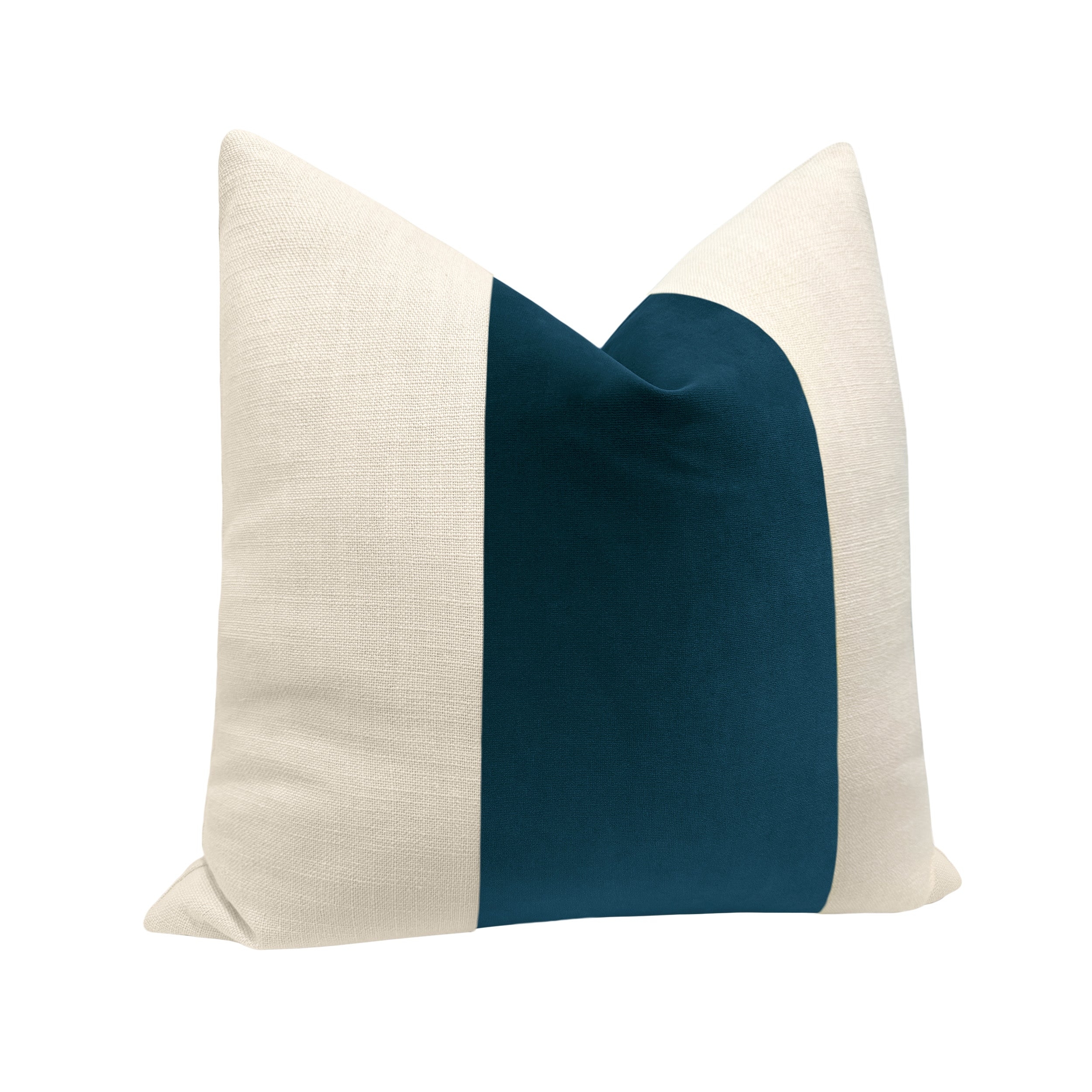 PANEL :: SIGNATURE VELVET // BALTIC BLUE - 20" X 26" STANDARD SHAM - Image 1