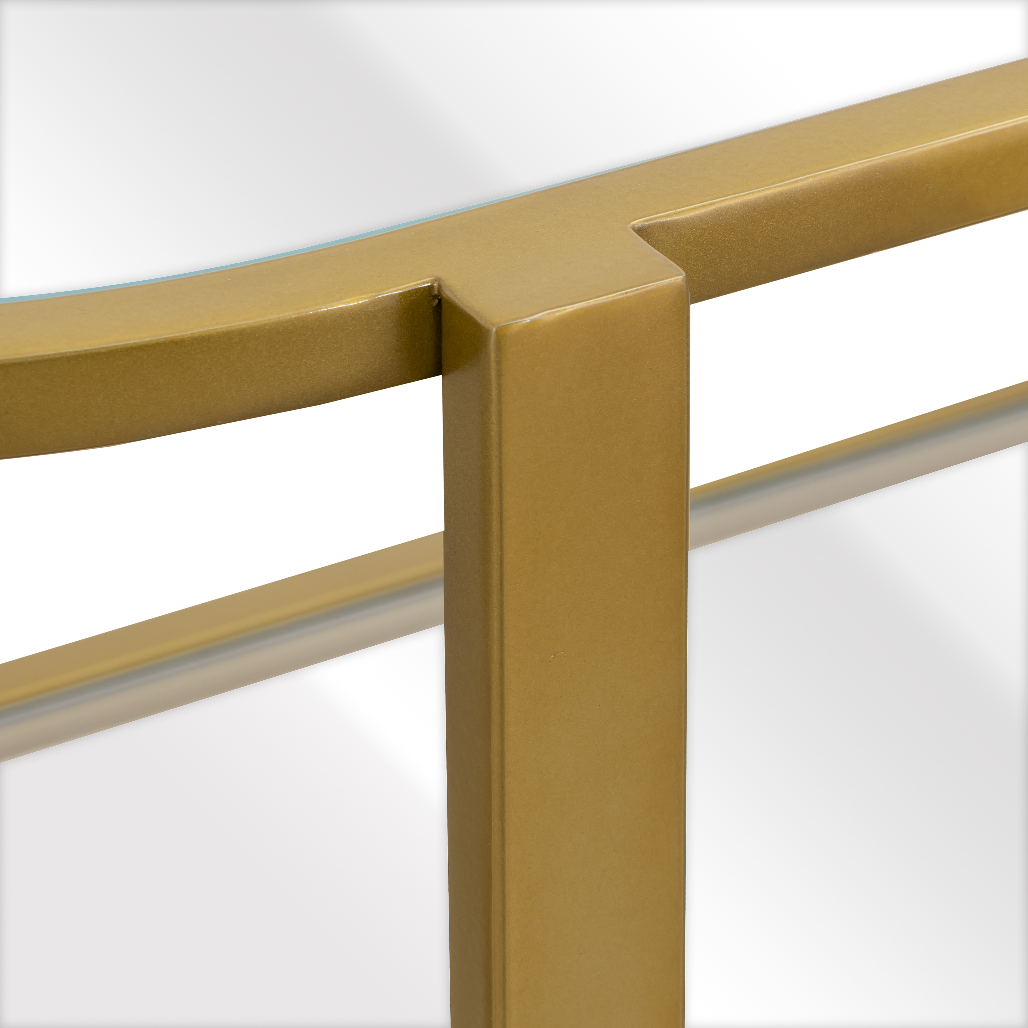 Blain Console Table - Brass - Image 5