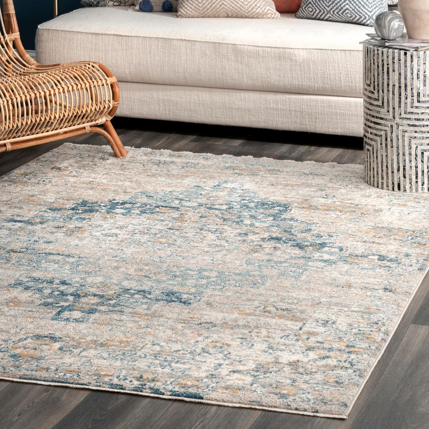 Alessandra Millifleur Medallion Area Rug - Image 0