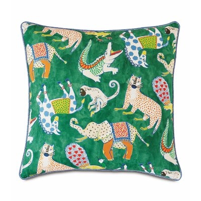 Hullabaloo Square Cotton Pillow Cover & Insert - Image 0