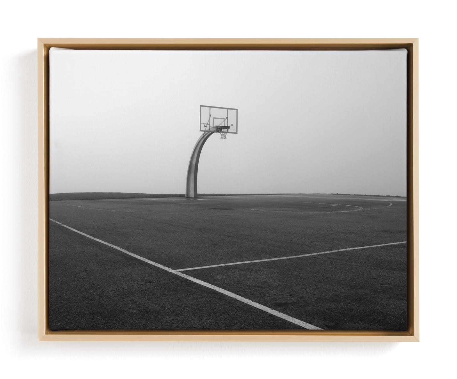 Foggy Basketball Court Limited Edition Fine Art Print 2 - Image 0