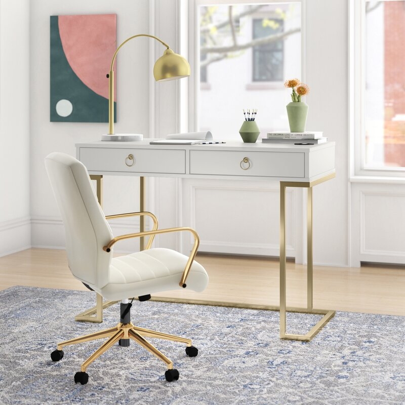 Coralie Desk, White - Image 2