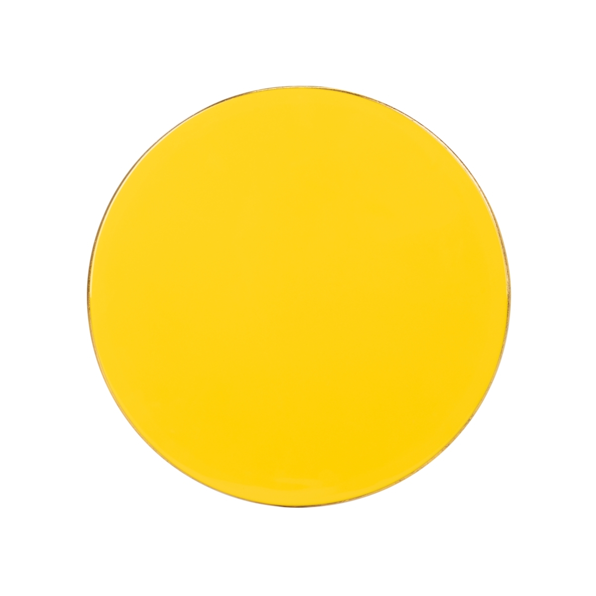 Sionne Round C Table - Yellow / Gold - Safavieh - Image 4