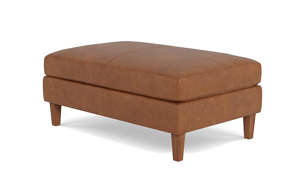 Sloan Leather Ottoman - Image 2