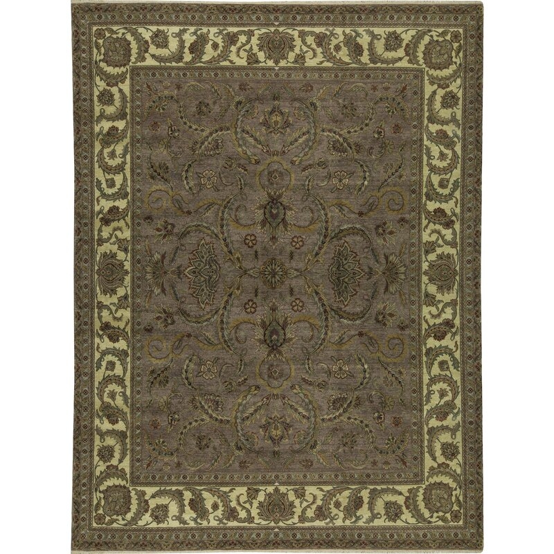 Bokara Rug Co., Inc. Hand-Knotted High-Quality Brown and Gold Area Rug - Image 0