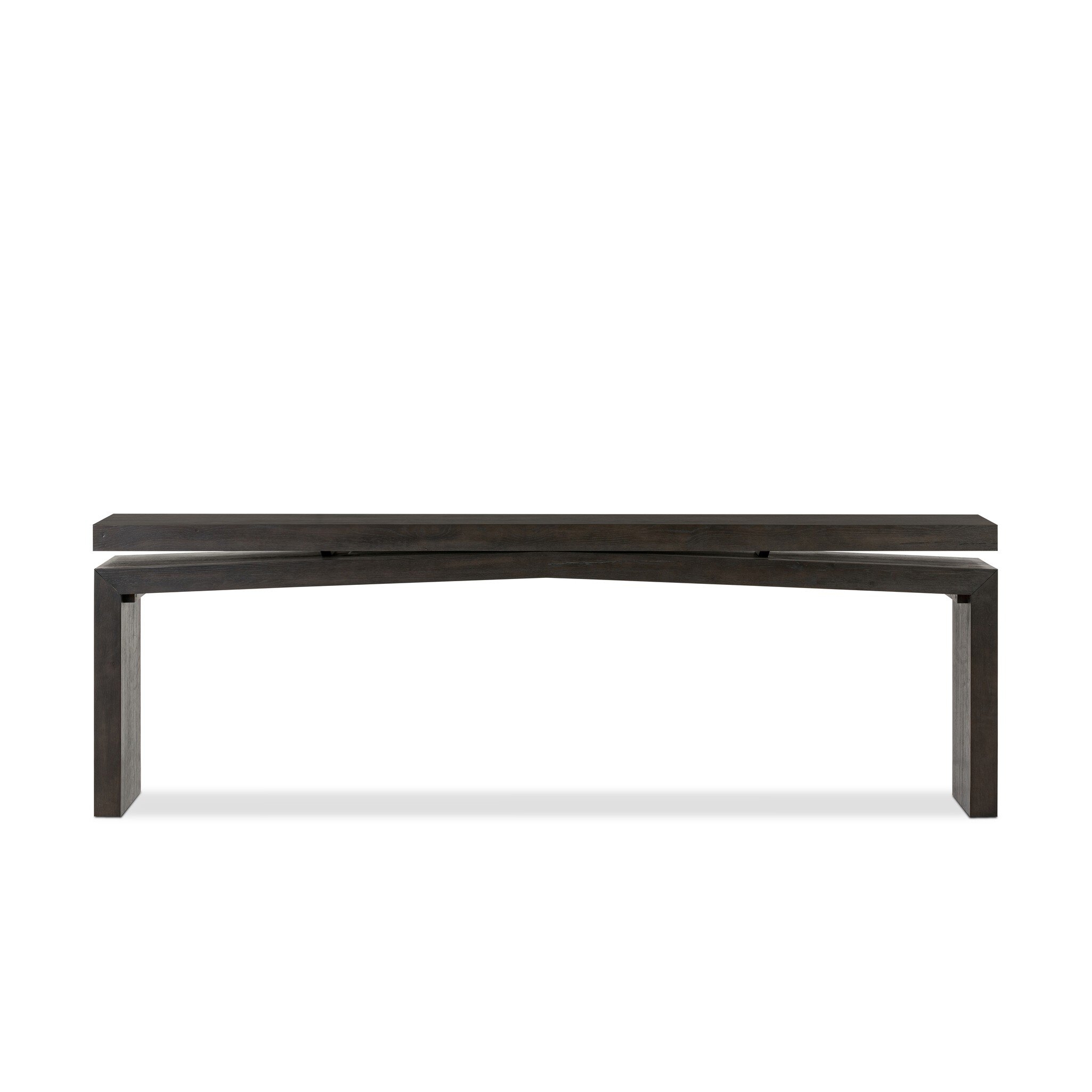 Matthes Console Table - 94" - Smoked Black Veneer - Image 0