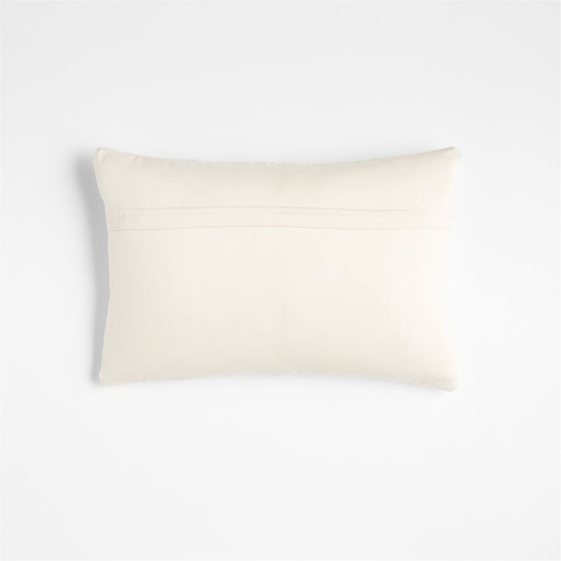 Valona 18"x12" White Cowhide Throw Pillow Cover - Image 3