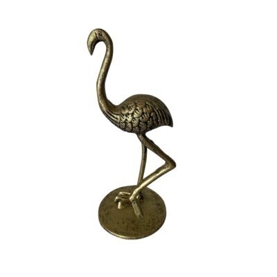 Tinley Cast Iron Flamingo Figurine set of 2 - Image 0