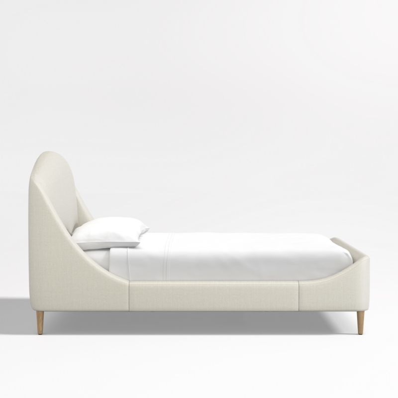 Lafayette Ivory Upholstered Queen Bed - Image 5