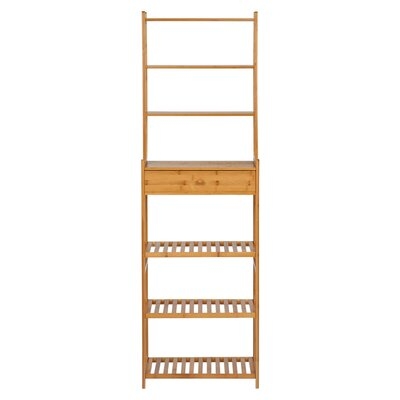 64.1'' H Solid Wood Etagere Bookcase - Image 0