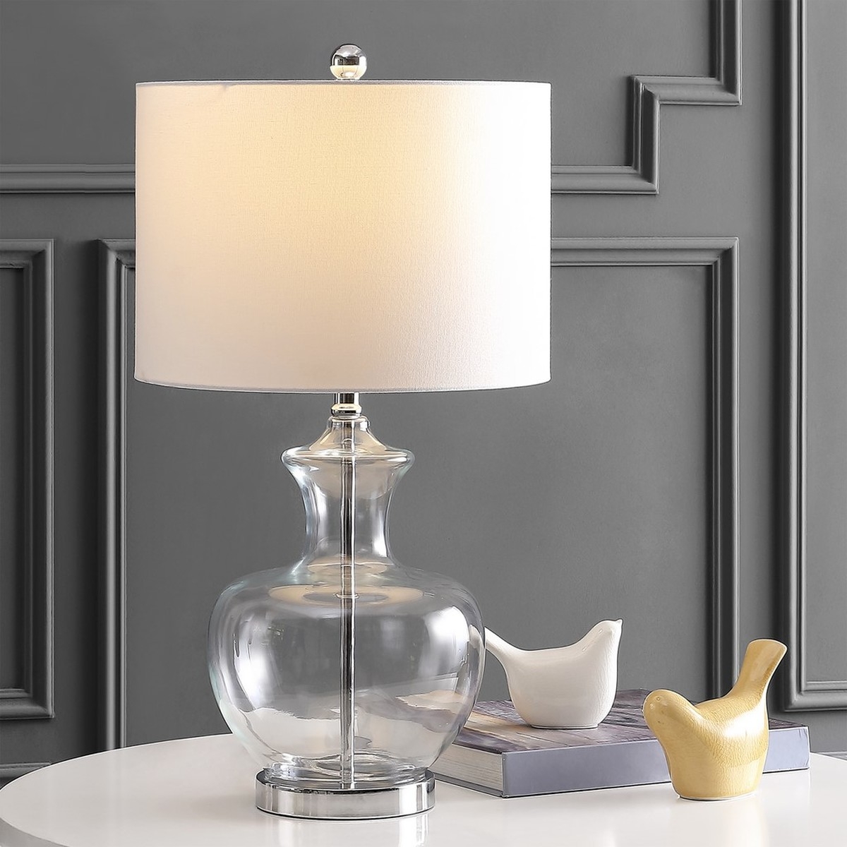 Bilsor Table Lamp - Clear / Chrome - Safavieh - Image 4
