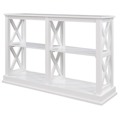Console Table With 3-Tier Open Storage Spaces - Image 0