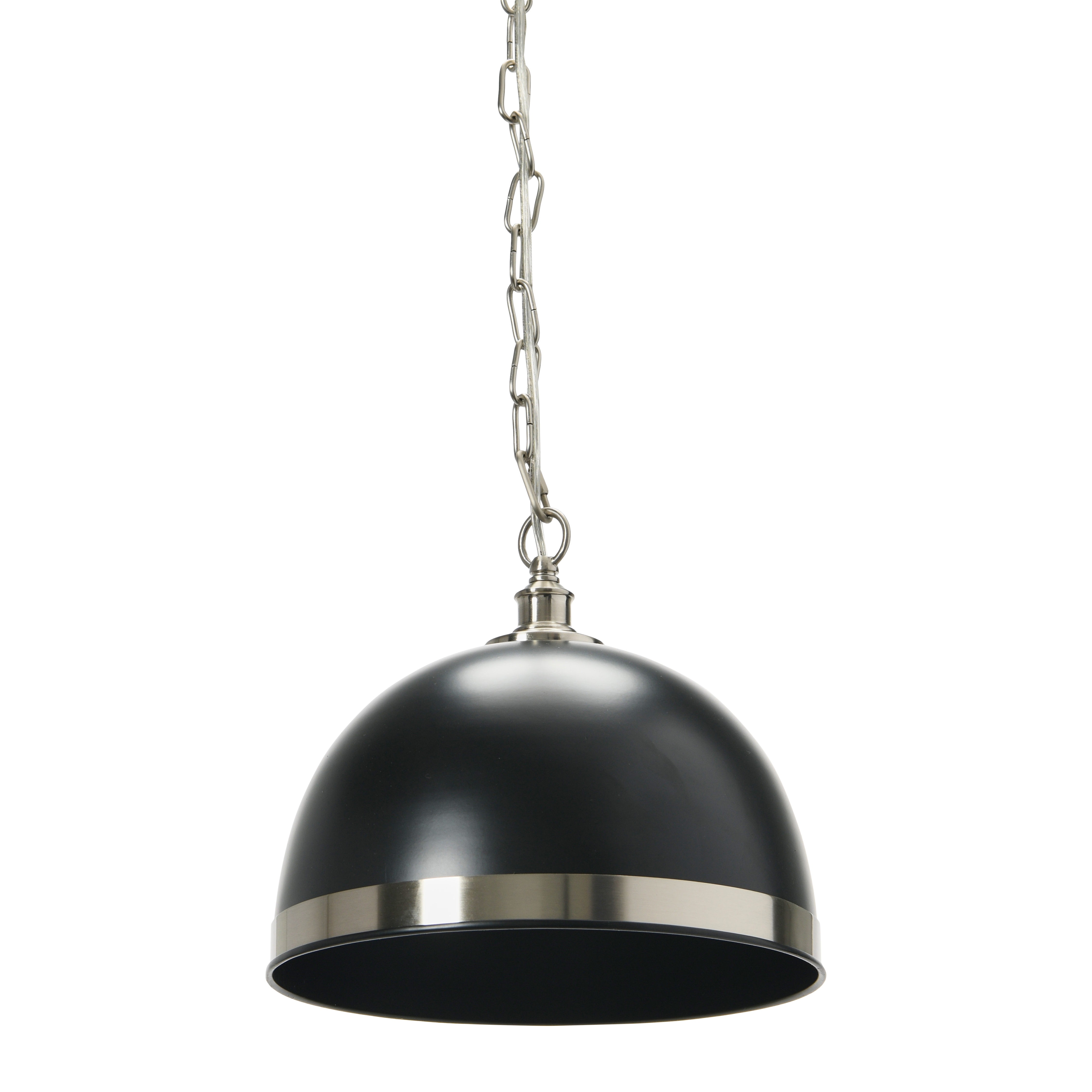 Robert Stevenson Lighting Hensley - Metal Ceiling Light, Black and Antique Nickel - Image 0