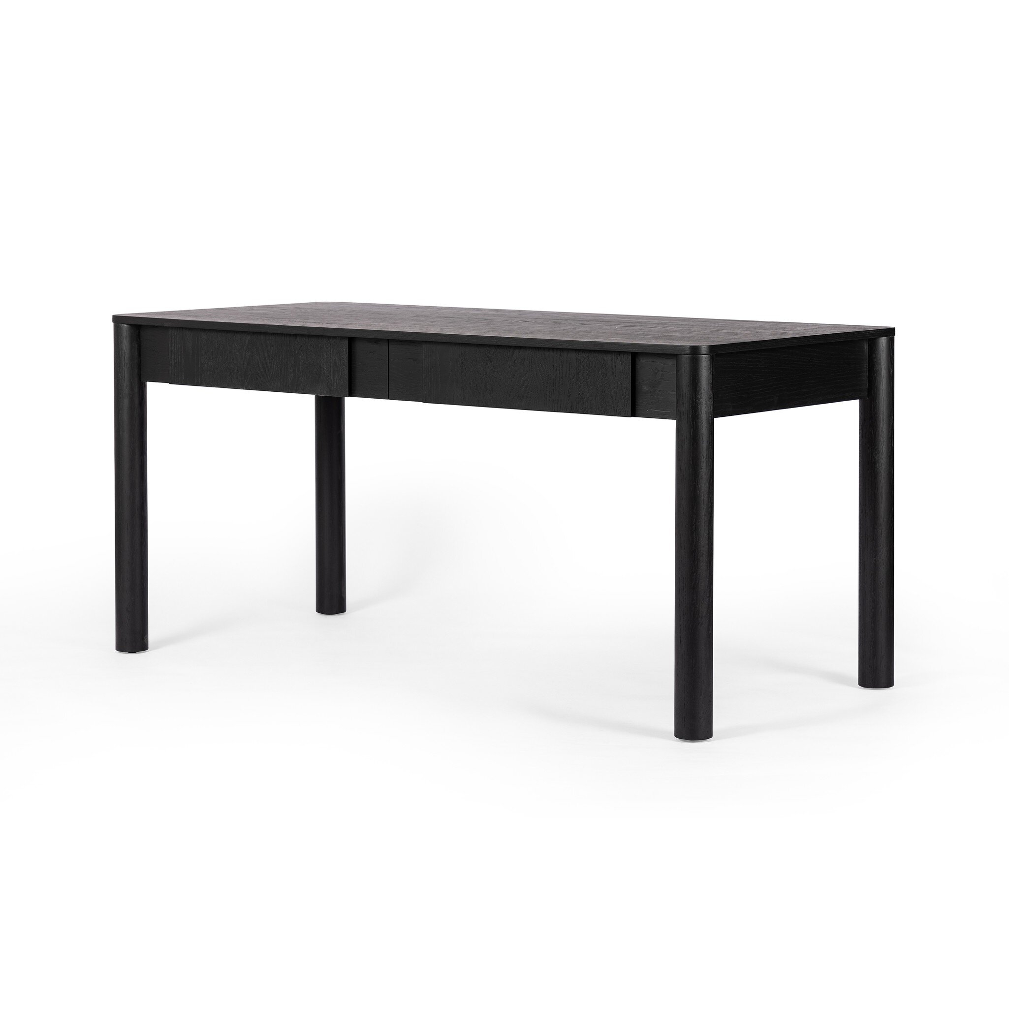 Pollard Desk - Brushed Ebony Oak Veneer - Image 0