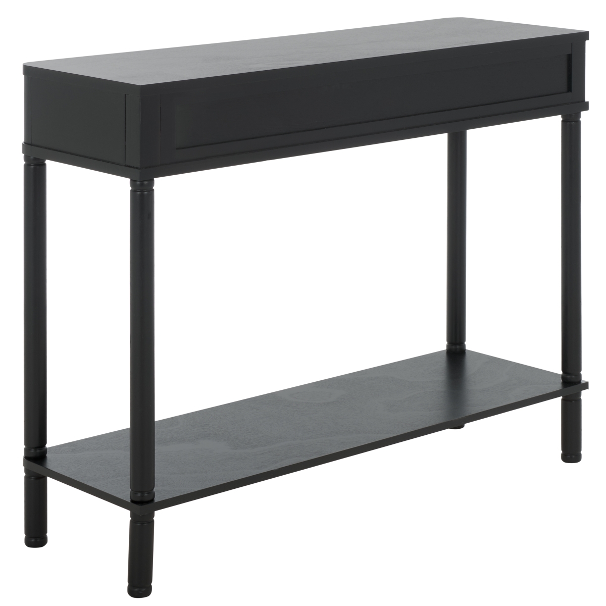 Thurston 2 Drawer Console - Matte Black - Image 8