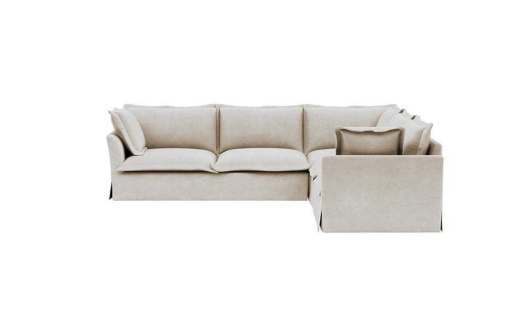 Skylar Slipcovered Corner 4-Seat Sectional Sofa - Image 0