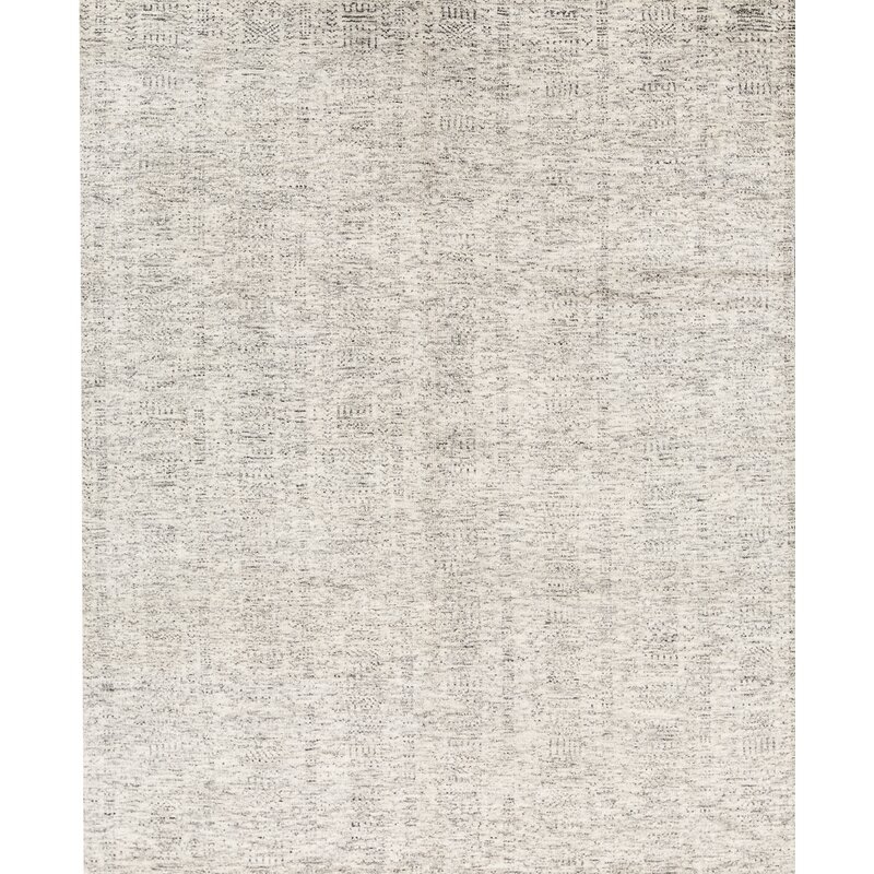 Bokara Rug Co., Inc. Hand-Knotted Wool Gray/Beige Area Rug - Image 0
