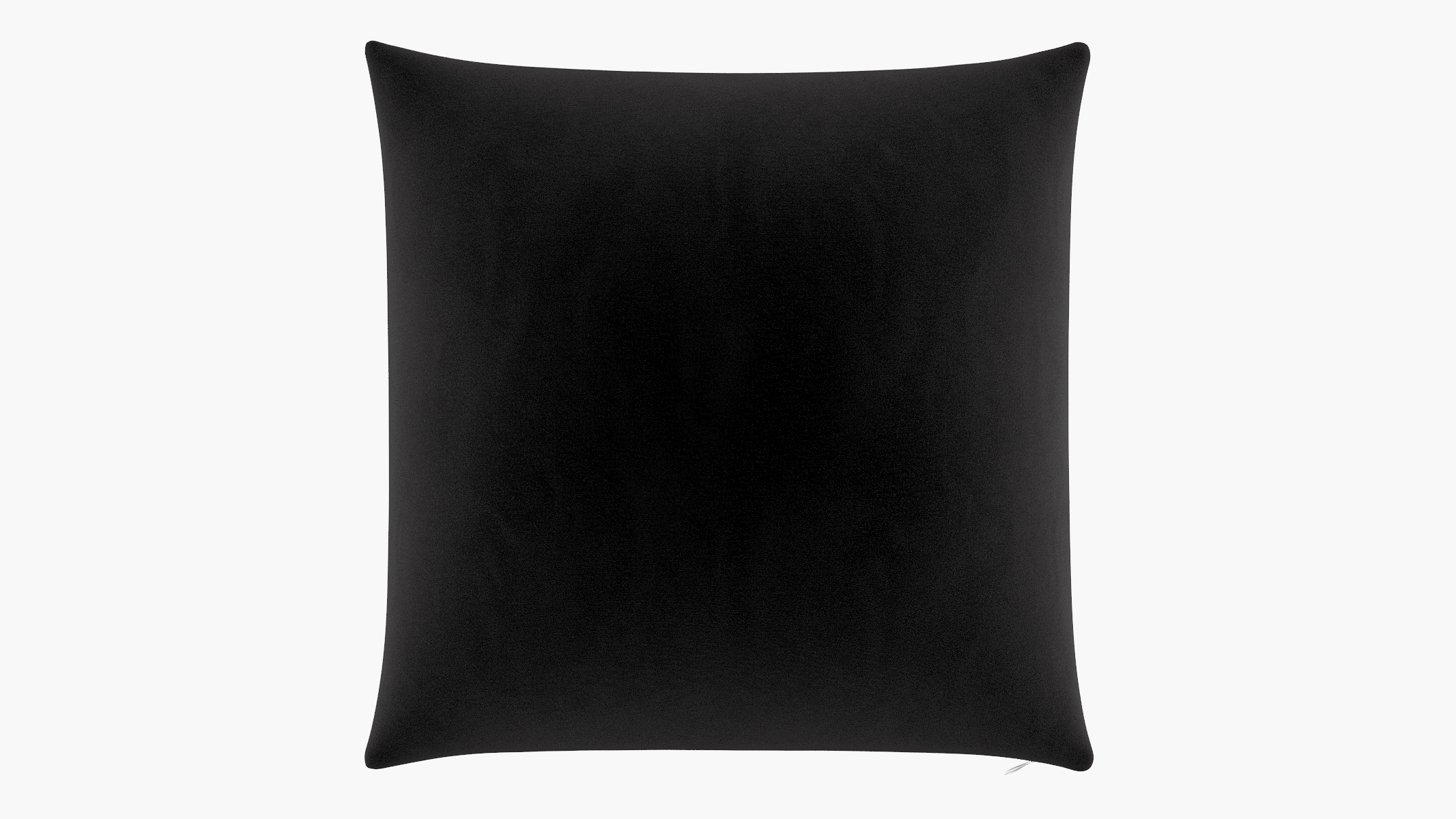 Throw Pillow 26", Nero Velvet, 26" x 26" - Image 0