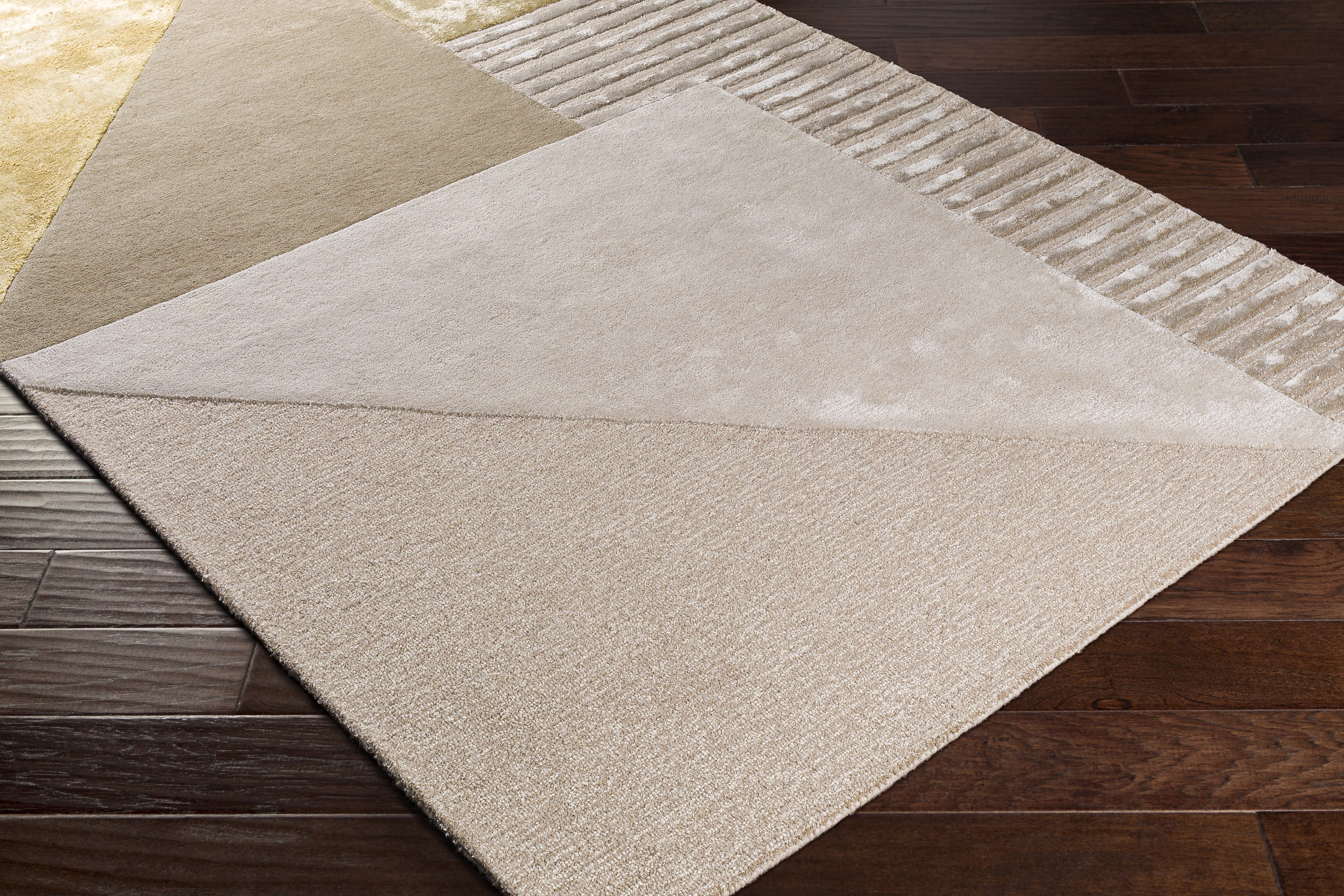 Glasgow Beige Indoor 8'10" x 12' Handmade Rug - Image 4