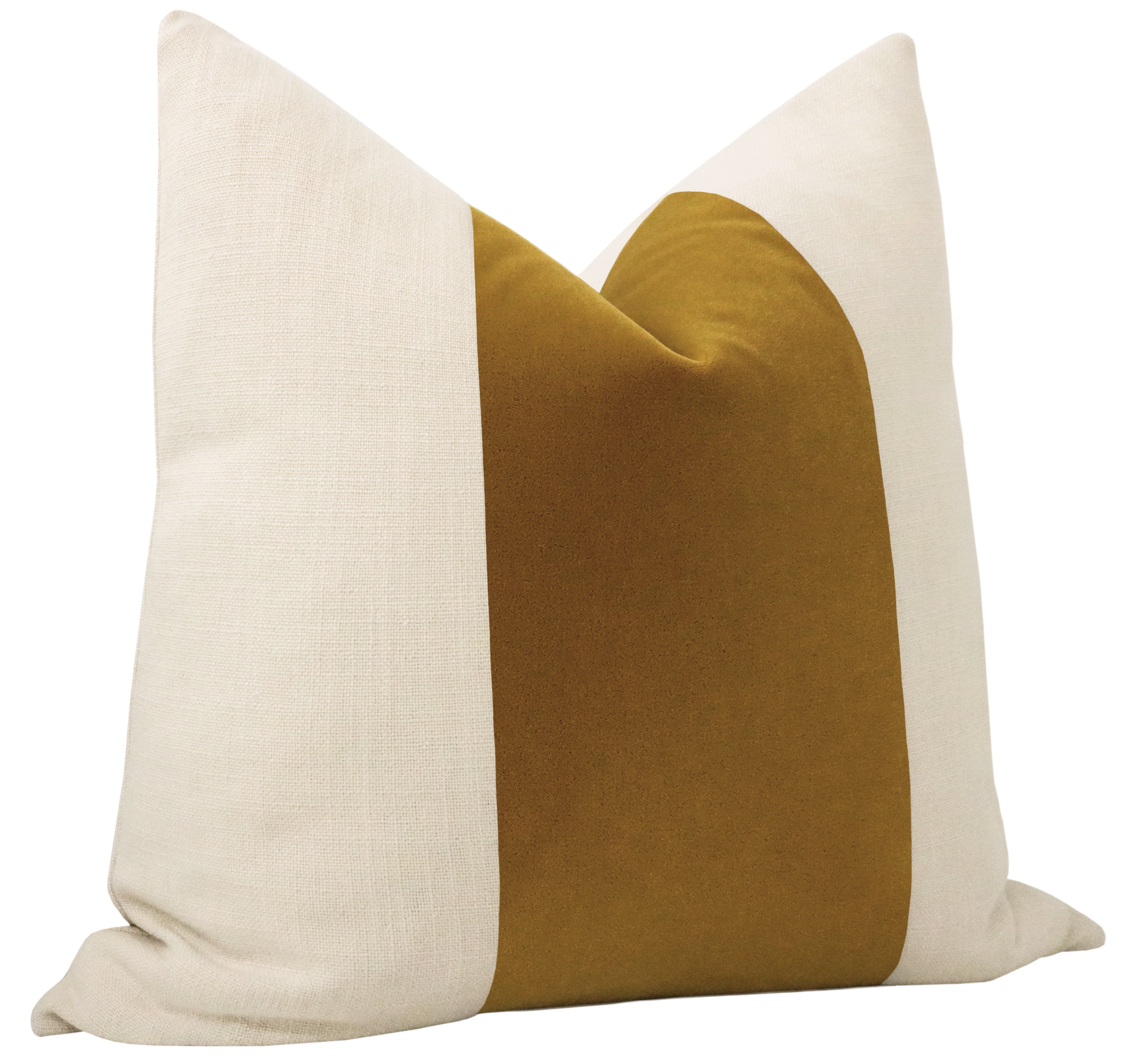 PANEL :: MOHAIR VELVET // BOURBON - 20" X 30" QUEEN SHAM - Image 1