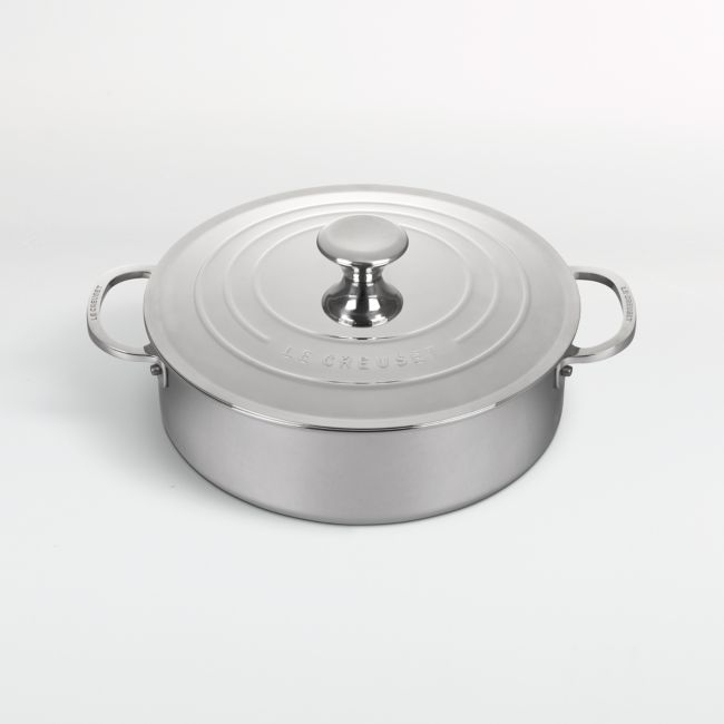 Le Creuset ® 4.5-Qt. Stainless Steel Rondeau Pan - Image 0