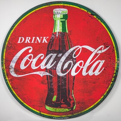 Drink Coca Cola Metal Sign Wall Décor - Image 0