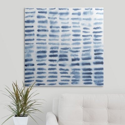 Indigo Bleed I by Grace Popp - Picture Frame Print on Canvas - Image 0