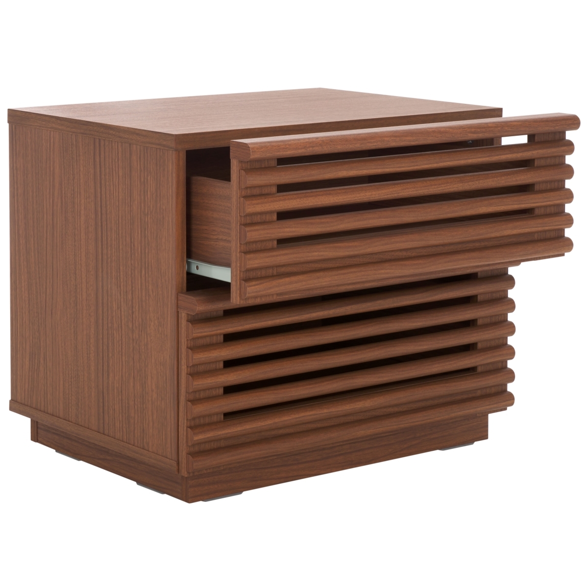 Averi 2 Drawer Nightstand - Dark Walnut - Safavieh - Image 5
