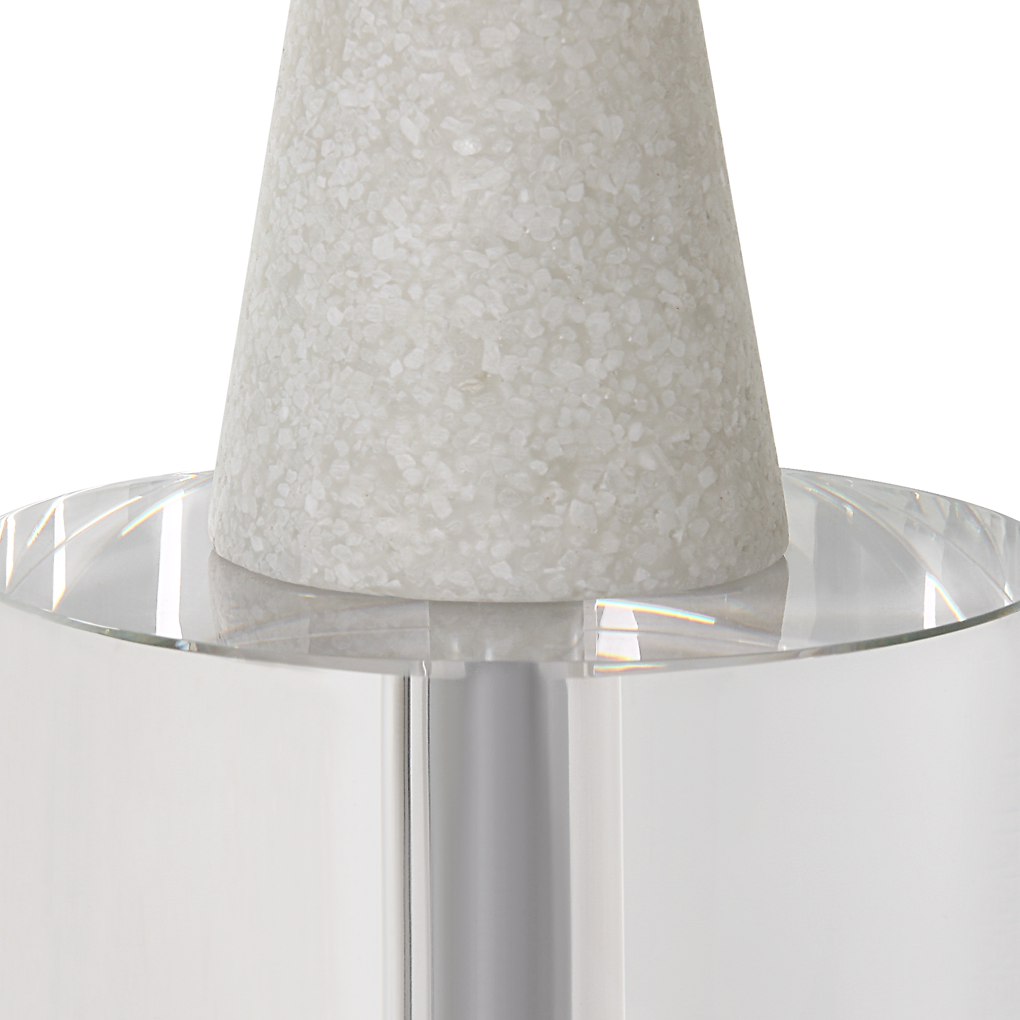 Norte White Stone Sculptures Set/2 - Image 3