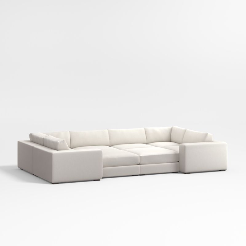 Oceanside Low 7-Piece Pit Sectional Sofa - Image 1