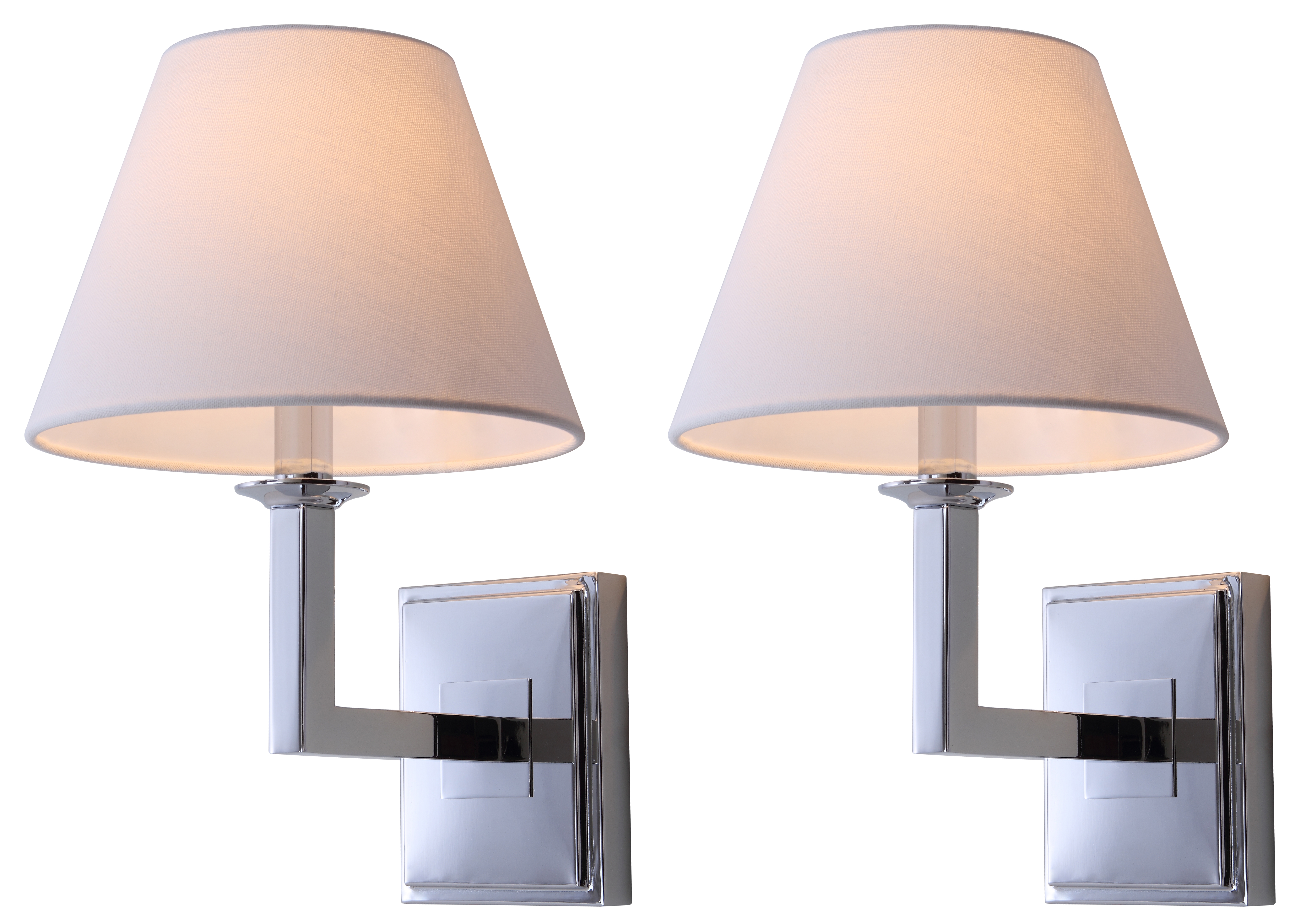 Pauline 14.5-Inch H Wall Sconce - Chrome - Safavieh - Image 1