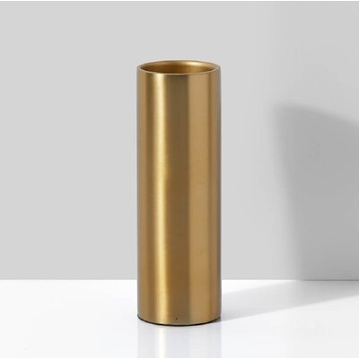 Pilning Gold Indoor / Outdoor Metal Table Vase - Image 0