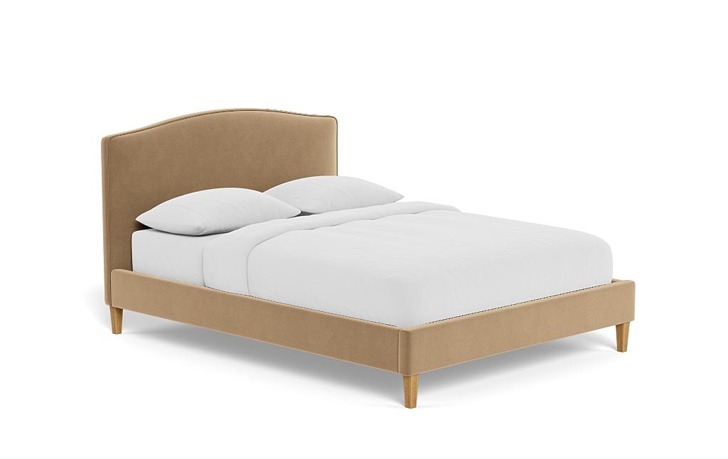 Celia Upholstered Bed with Contrast Piping - Image 1