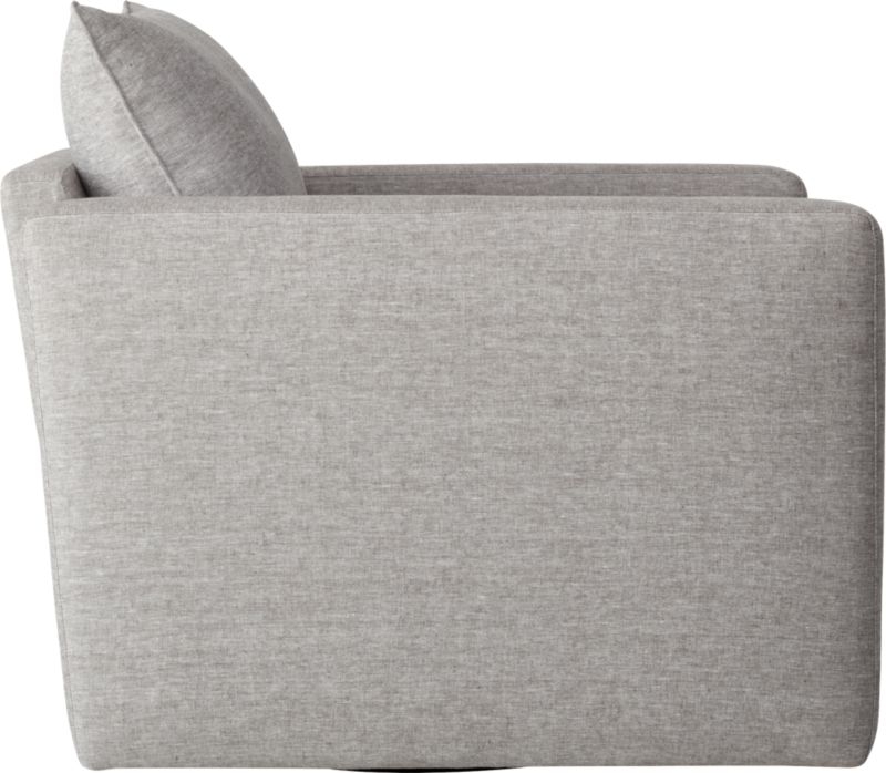 Forever Grey Swivel Armchair - Image 5
