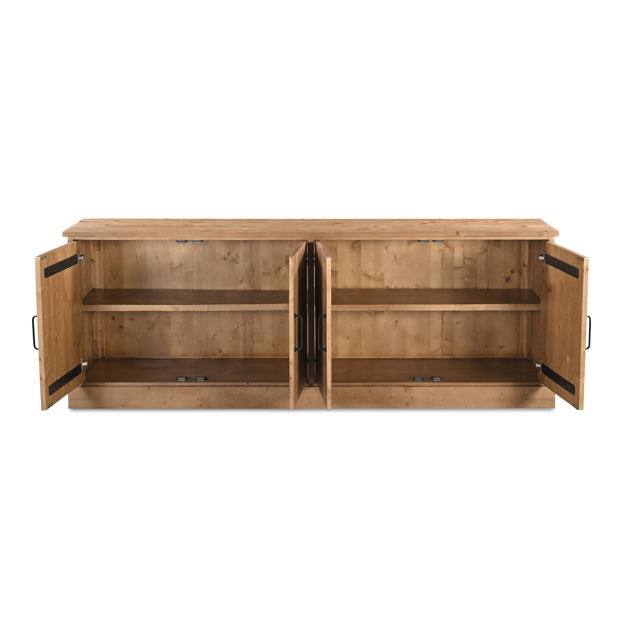 Tade 4 Door Sideboard Honey Pine - Image 2