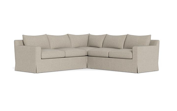 Sloan Slipcovered Corner 4-Seat Sectional Sofa - Image 1