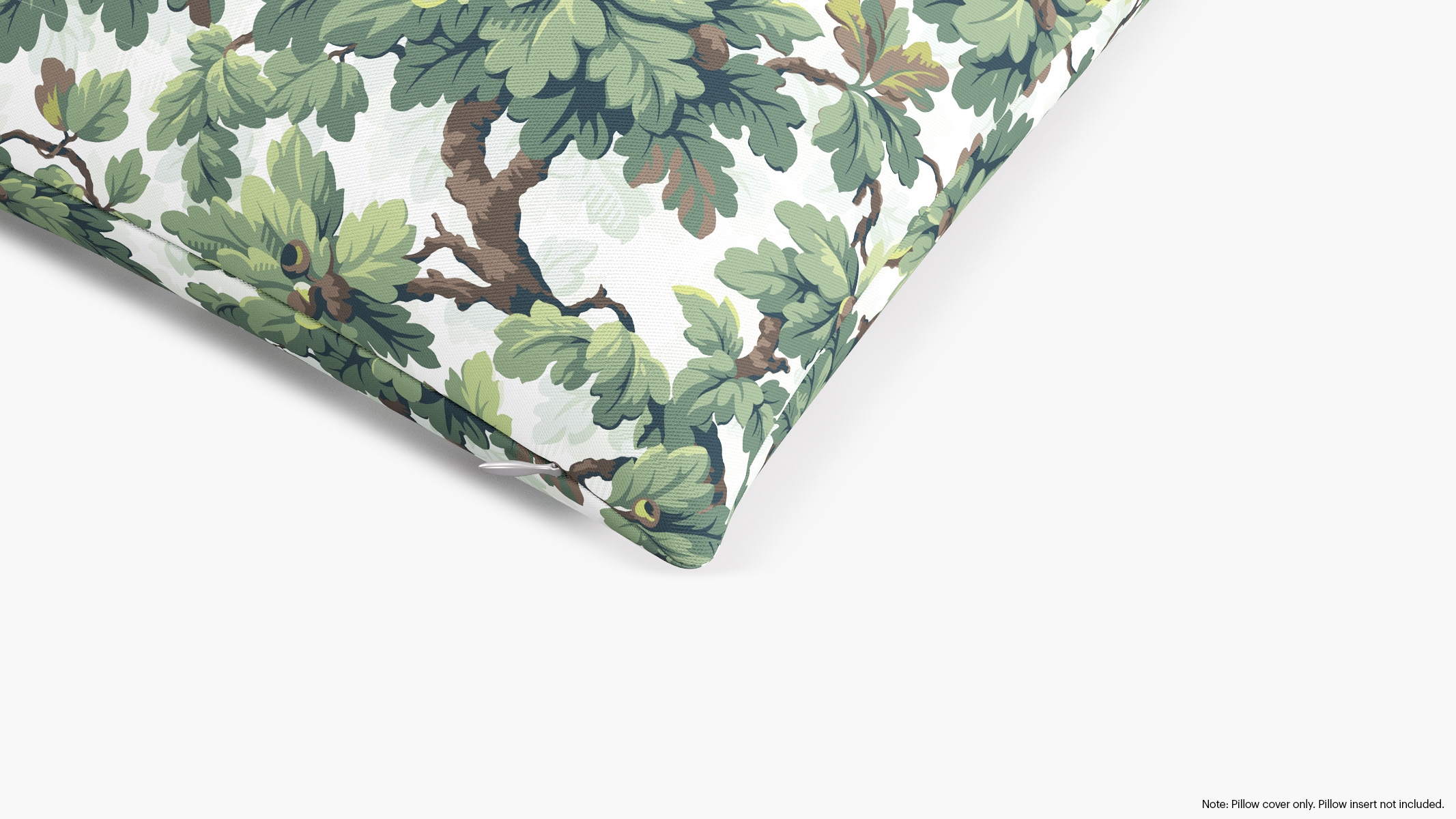 Throw Pillow Cover 20", Vert Woodland, 20" x 20" - Image 1